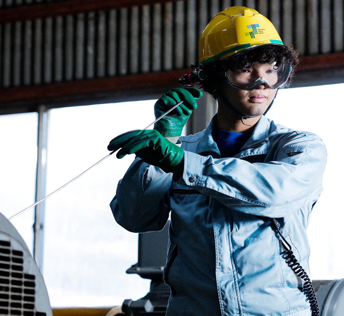 君の情熱が、紙と明日を創る。